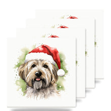 Dandie Dinmont Terrier ceramic coasters set of 4