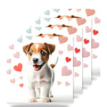 Jack Russell Terrier ceramic coasters set of 4