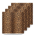 Leopard Print ceramic coasters set of 4
