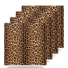 Leopard Print ceramic coasters set of 4