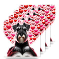 Miniature Schnauzer ceramic coasters set of 4