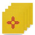 New Mexico State Flag ceramic coasters set of 4