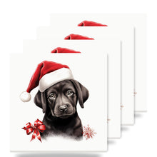 Labrador Retriever Puppy Drawing ceramic coasters set of 4