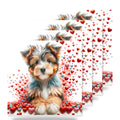 Yorkshire Terrier ceramic coasters set of 4