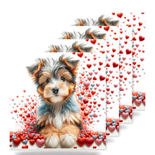 Yorkshire Terrier ceramic coasters set of 4