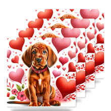 Rhodesian Ridgeback ceramic coasters set of 4