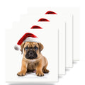 Bullmastiff Puppy ceramic coasters set of 4