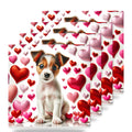 Jack Russell Terrier ceramic coasters set of 4