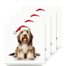 Petit Basset Griffon Vendéen ceramic coasters set of 4