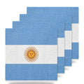 Argentina Flag Pride ceramic coasters set of 4