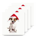 Parson Russell Terrier ceramic coasters set of 4