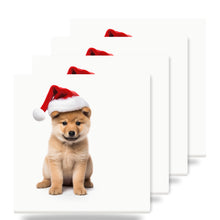 Finnish Spitz Puppy ceramic coasters set of 4