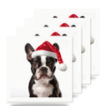 Boston Terrier ceramic coasters set of 4