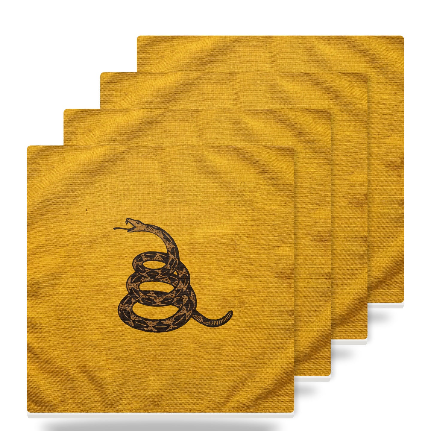 Don't Tread On Me ceramic coasters set of 4