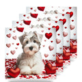 Miniature Schnauzer ceramic coasters set of 4