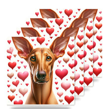Pharaoh Hound ceramic coasters set of 4