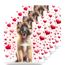 Belgian Tervuren ceramic coasters set of 4
