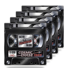VHS Tape ceramic coasters set of 4