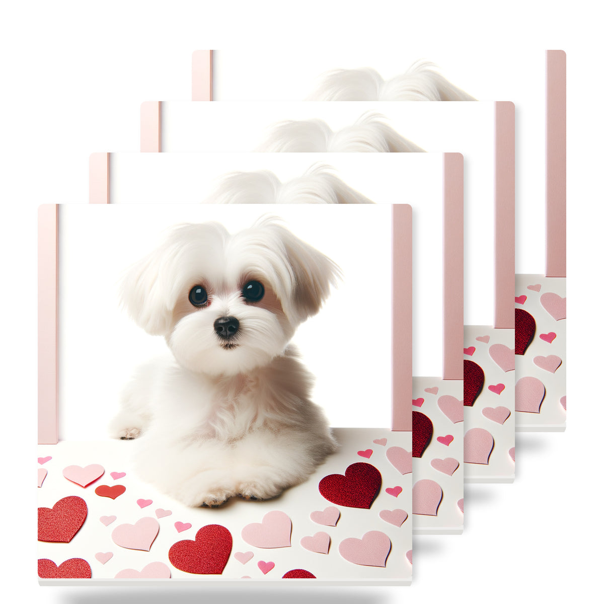 Maltese ceramic coasters set of 4