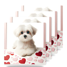 Maltese ceramic coasters set of 4