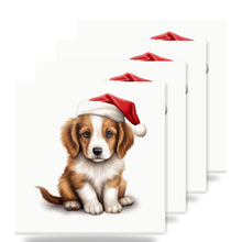 Kooikerhondje Puppy Drawing ceramic coasters set of 4