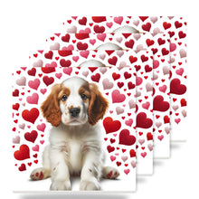 Welsh Springer Spaniel ceramic coasters set of 4