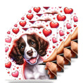 English Springer Spaniel ceramic coasters set of 4