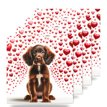 Boykin Spaniel ceramic coasters set of 4