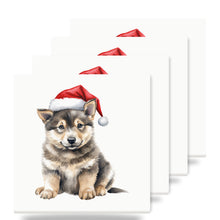 Swedish Vallhund Puppy Drawing ceramic coasters set of 4