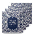 Matthew 19:26 ceramic coasters set of 4