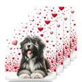 Tibetan Terrier ceramic coasters set of 4