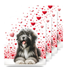 Tibetan Terrier ceramic coasters set of 4