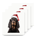 Gordon Setter ceramic coasters set of 4