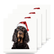 Gordon Setter ceramic coasters set of 4