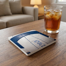 Volleyball ceramic coasters set of 4, lifestyle
