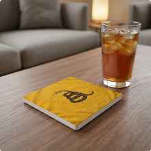Don't Tread On Me ceramic coasters set of 4, lifestyle
