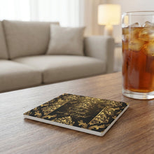 Walk By Faith ceramic coasters set of 4, lifestyle