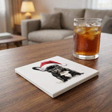 French Bulldog Puppy Drawing ceramic coasters set of 4, lifestyle