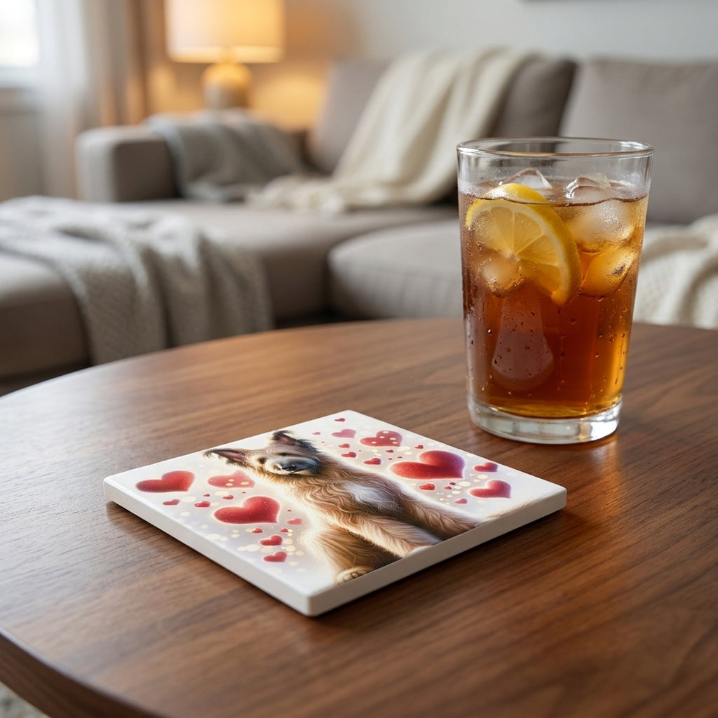 Berger Picard ceramic coasters set of 4, lifestyle