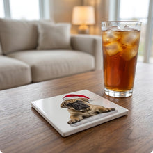 Boerboel Puppy ceramic coasters set of 4, lifestyle