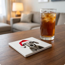 Sloughi ceramic coasters set of 4, lifestyle