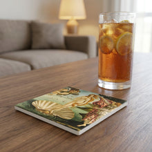 Birth Of Venus ceramic coasters set of 4, lifestyle