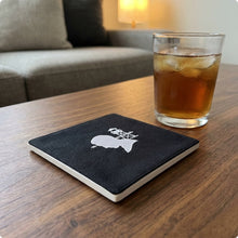 POW MIA Tribute ceramic coasters set of 4, lifestyle