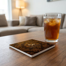 Lion Of Judah ceramic coasters set of 4, lifestyle