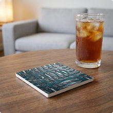 Fishing Lure ceramic coasters set of 4, lifestyle