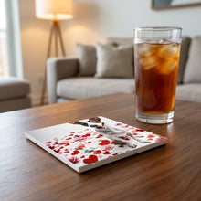 Rat Terrier ceramic coasters set of 4, lifestyle