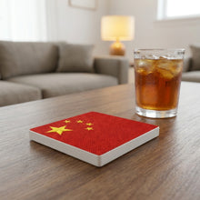China Flag Pride ceramic coasters set of 4, lifestyle