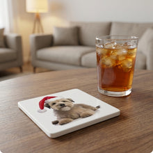 Glen of Imaal Terrier ceramic coasters set of 4, lifestyle