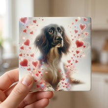 English Springer Spaniel ceramic coasters set of 4, in hand