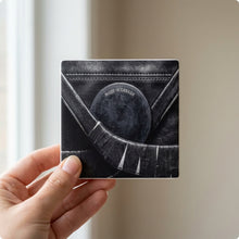 Hockey ceramic coasters set of 4, in hand